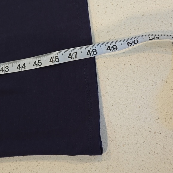 Eileen Fisher Large Blue Purple Maxi Tie Front / Back Dress New with tags - Picture 11 of 12